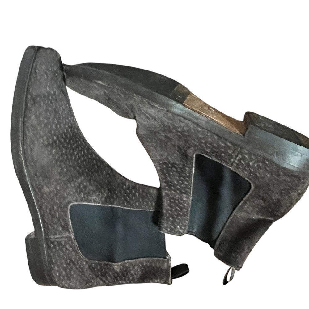 Prada Black and Gray Men's Boots
